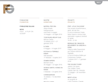 Tablet Screenshot of fondazionegiuliani.org